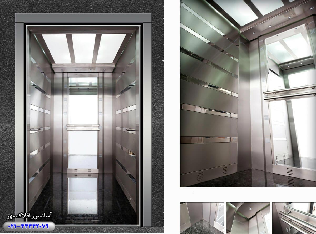 کابین آسانسور مدل OSCARINOX