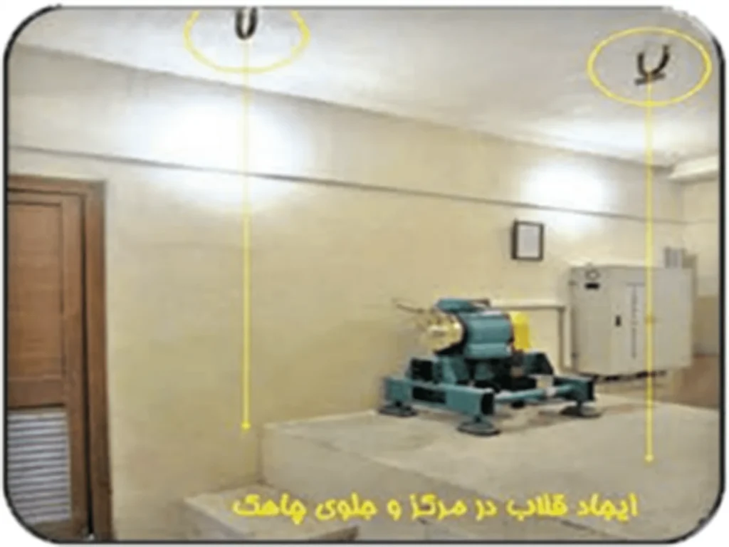 ۲ عدد قلاب سقف موتورخانه