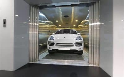 ابعاد استاندارد آسانسور ماشین بر + ضوابط آن