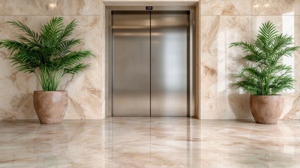 ابعاد لابی آسانسور