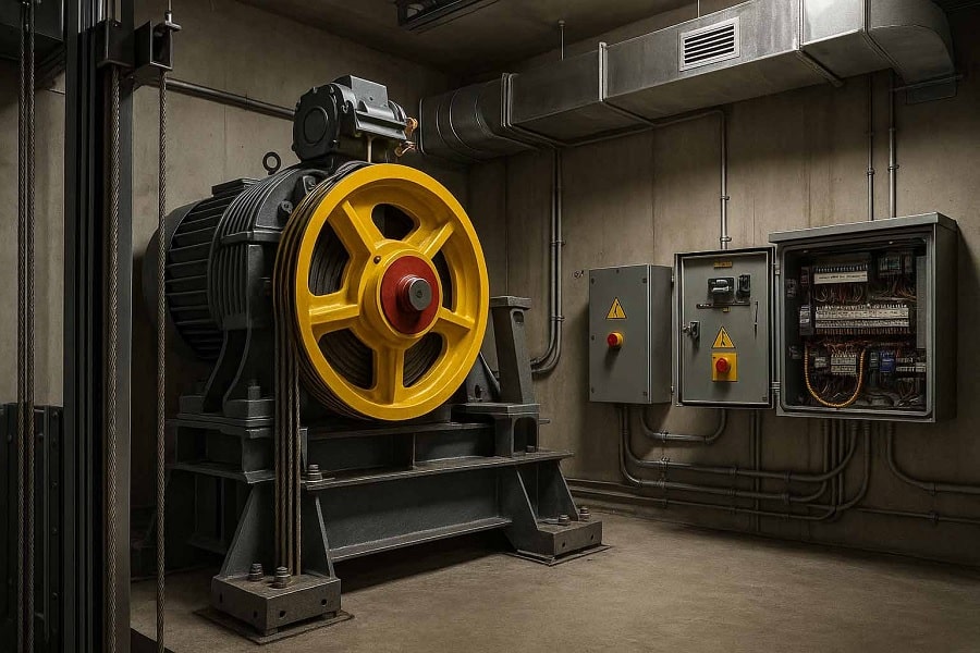 تفاوت آسانسور MR و MRL 005 تفاوت آسانسور MR و MRL