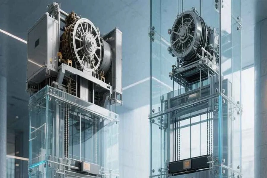 تفاوت آسانسور MR و MRL (2) تفاوت آسانسور MR و MRL