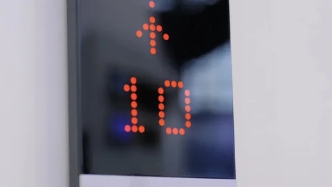 نمراتور آسانسور ماتریس نقطه ای